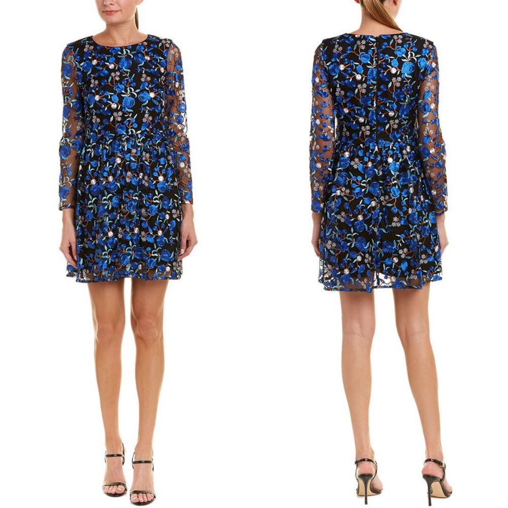 Belle Badgley Mischka Sedona Embroidered Lace